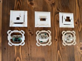Diverse Telefonsteckdosen TT83/RJ45 Design Feller Ediziodue