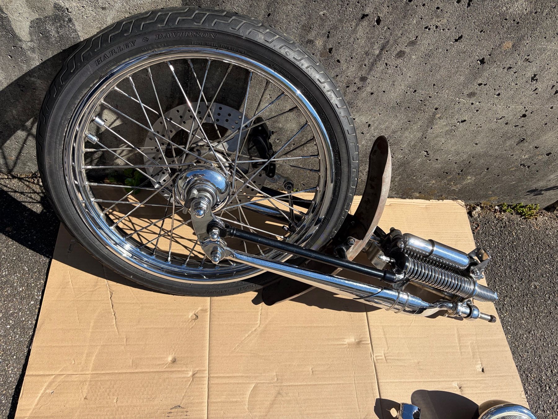 Forchette: Harley Davidson Springer Gabel Top Zustand – Usato da Rütihof venduto da elcheffe81 7