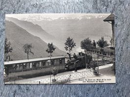 Caux et le train des Rochers de Naye