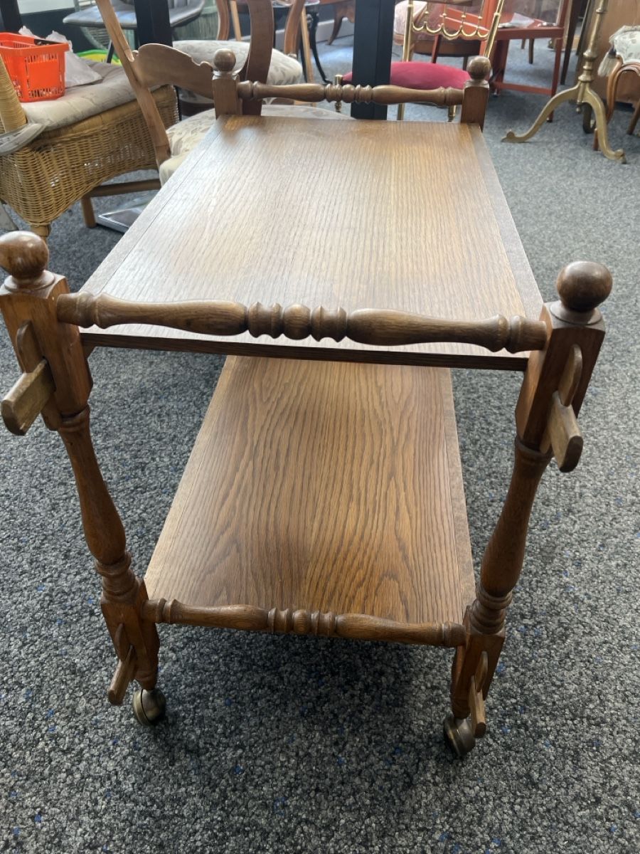 Servierwagen: Retro Servierwagen / Teewagen aus Holz, – Gebraucht aus Rorschach von TrendyDeals 4