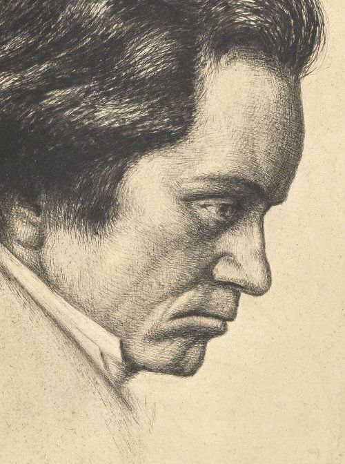 Incisioni: Gravure signée HOFFMANN Werner Ernst, Beethoven – Usato da Morges venduto da 4WLS