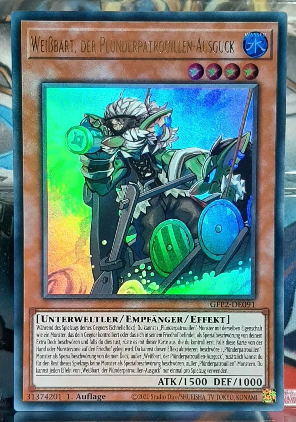 Yugioh - Weißbart, der Plünderpatrouillen-Ausguck (Neu und ...