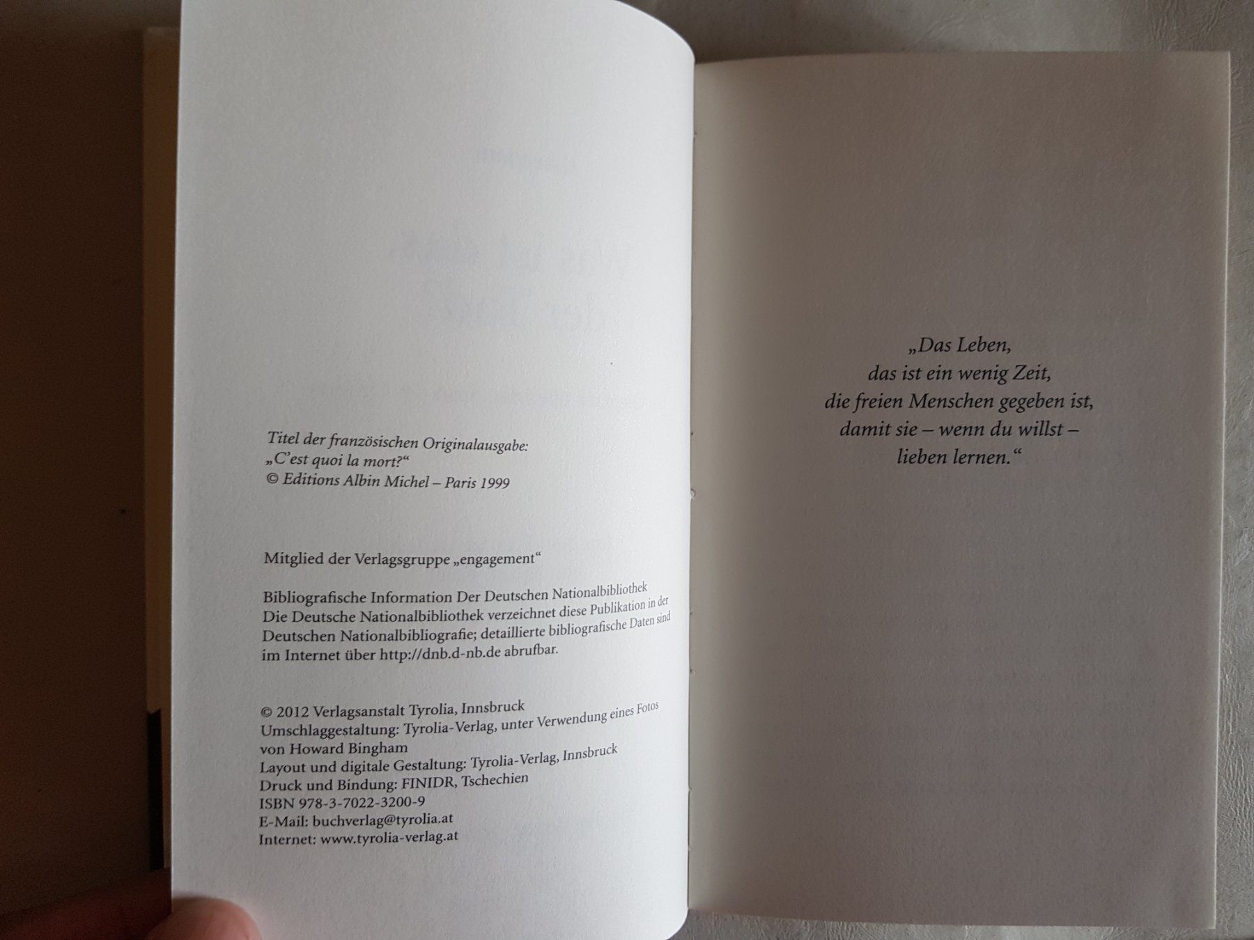 Libri: Buch: Abbé Pierre - Was ist das, der Tod? - 2012 – Usato da Walterswil BE venduto da Lonitti 6