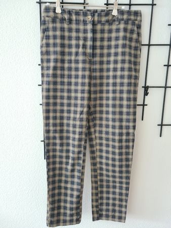 OVS Stoffhose Gr.38, kariert, Baumwolle, Top Zustand!