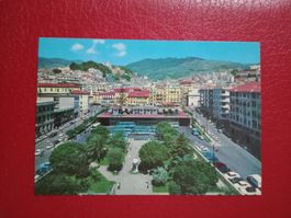 AK Italien San Remo Piazza Colombo Bus Bahnhof