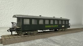 Fleischmann Personenwagen 2.Klasse Raucher - Nichtraucher H0