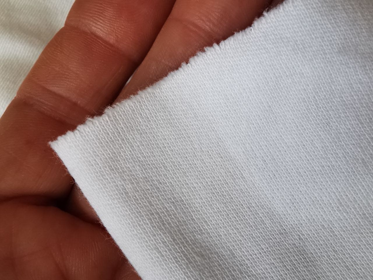Stoffe: Baumwoll-Jersey Weiss 140x 130cm – Neu (gemäss Beschreibung) aus Oberglatt ZH von JulFul 2