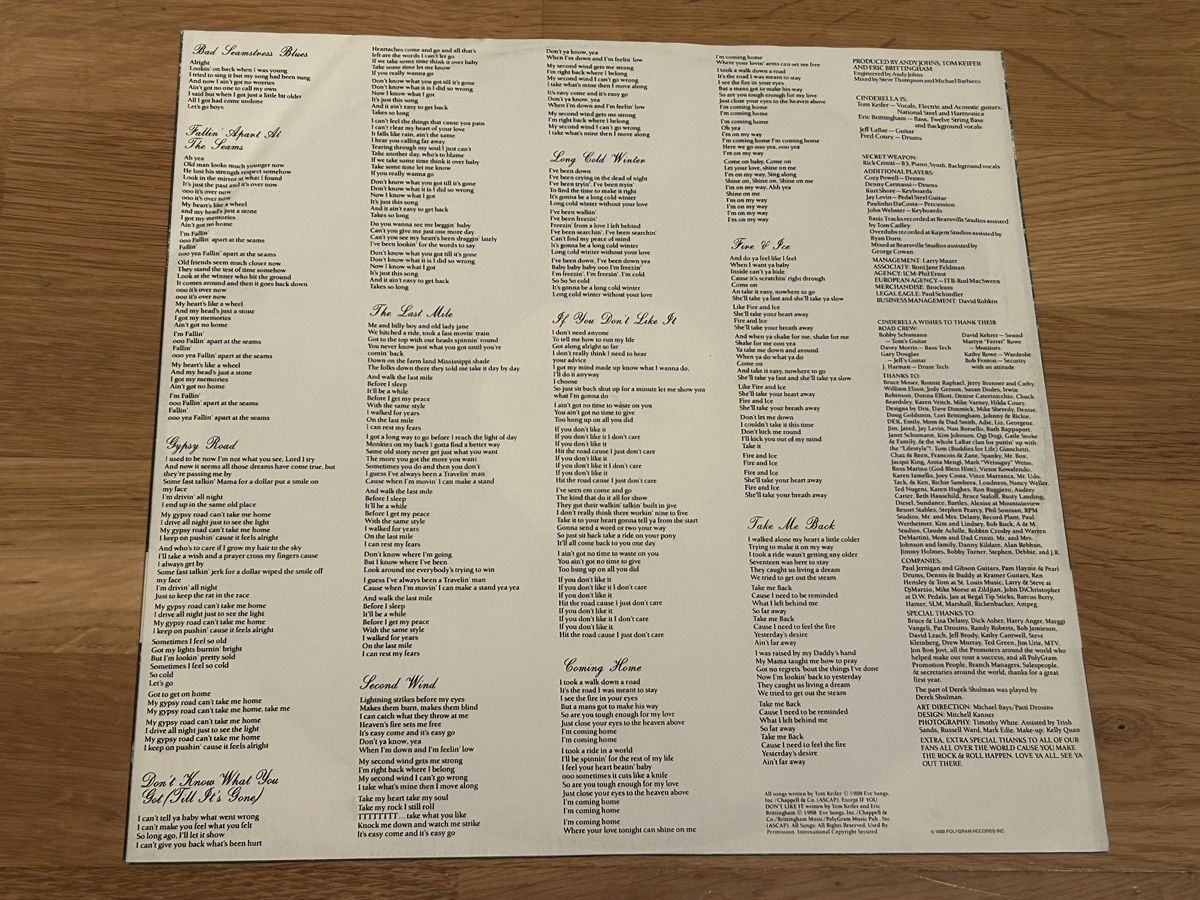 Vinyles: Cinderella. 1988. Long Cold Winter – D'occasion à Faulensee par Mizuno06 3