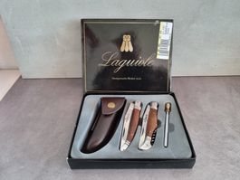 Laguiole Messerset 4-teilig mit Etui, Holzausführung NEU!