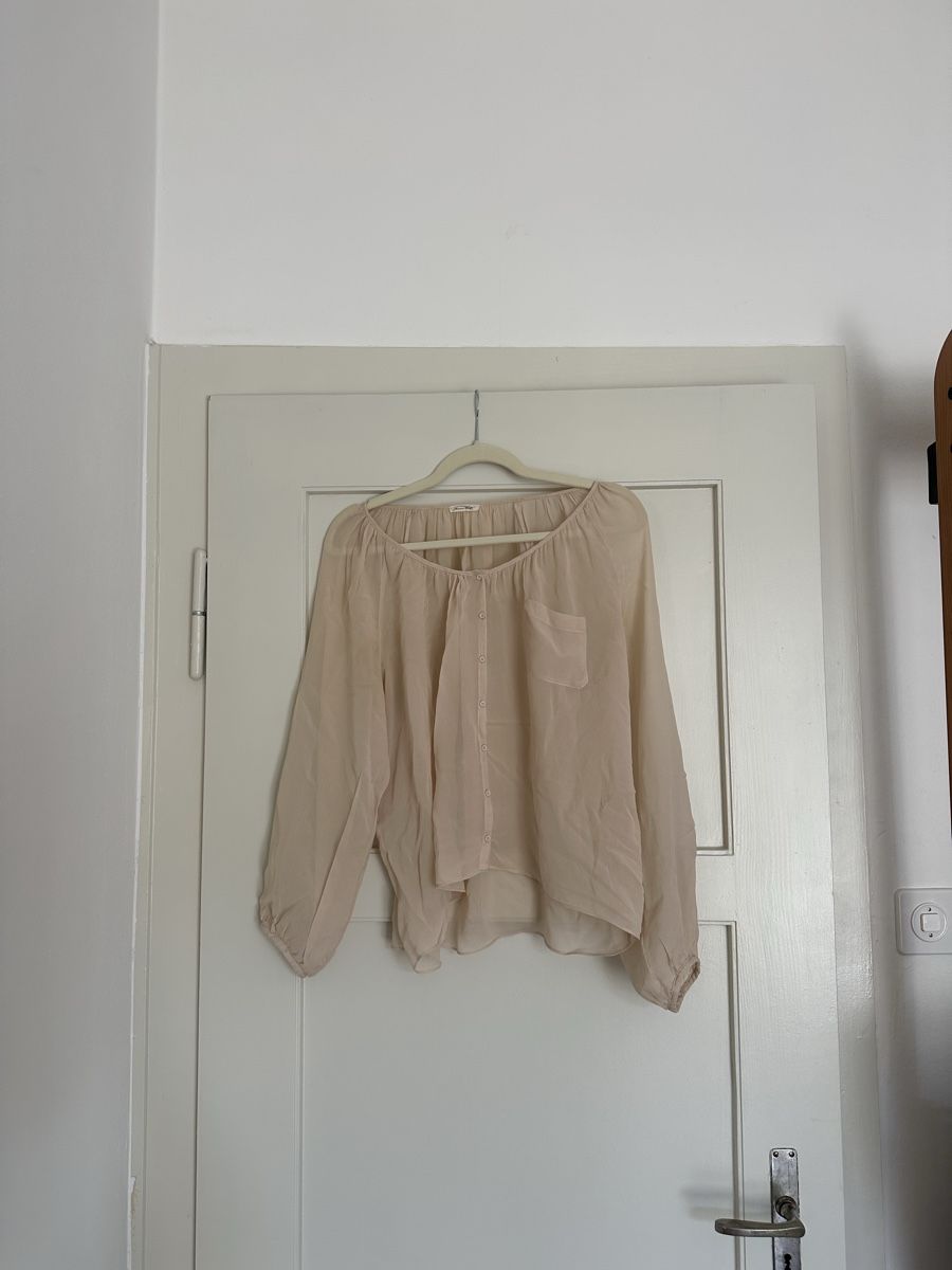 Blusen: Bluse American Vintage beige S – Gebraucht aus Zürich von Gogomargo