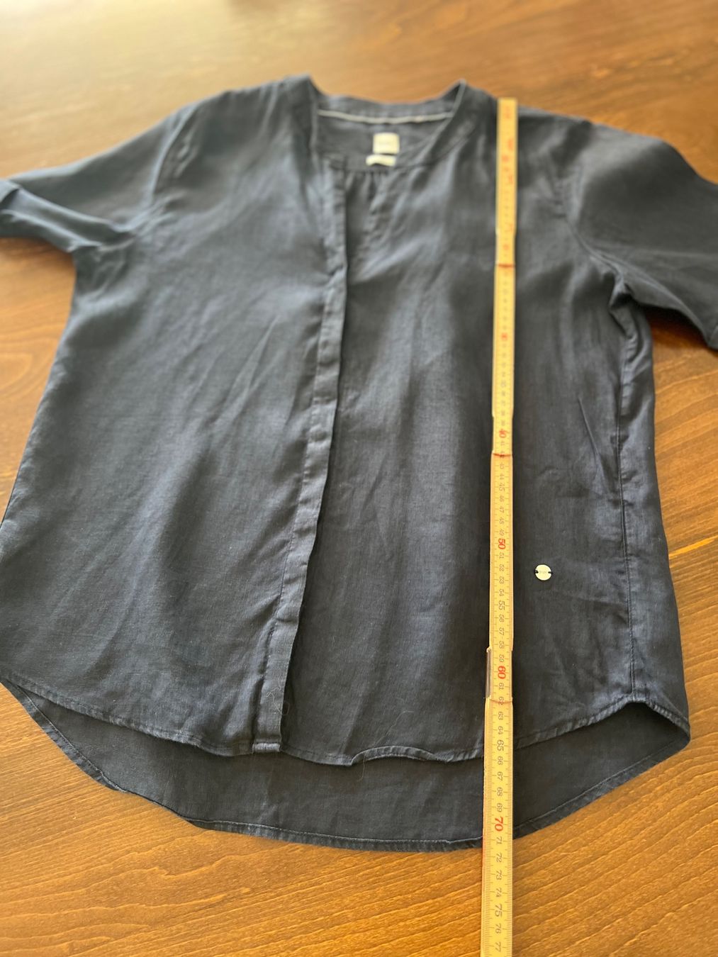 Brax Camicette: Brax Leinen-Bluse dunkelblau Gr. 40 TopZustand – Usato da Ebmatingen venduto da Mistelu 2