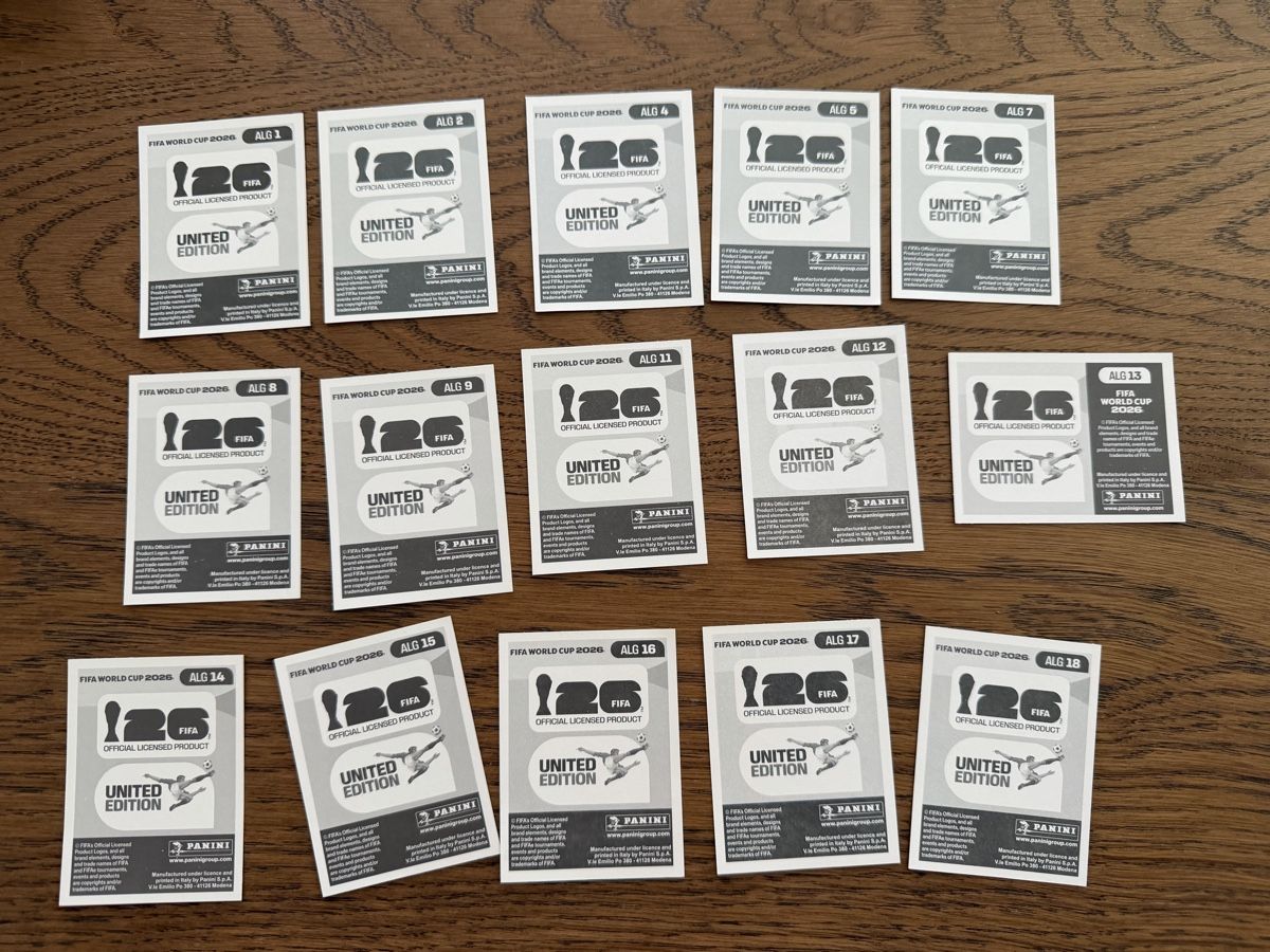 Panini Carte collezionabili: PANINI WM 2026 Bilder ALGERIEN ALG – Nuovo (secondo la descrizione) da Sennhof Winterthur venduto da bibo11 1