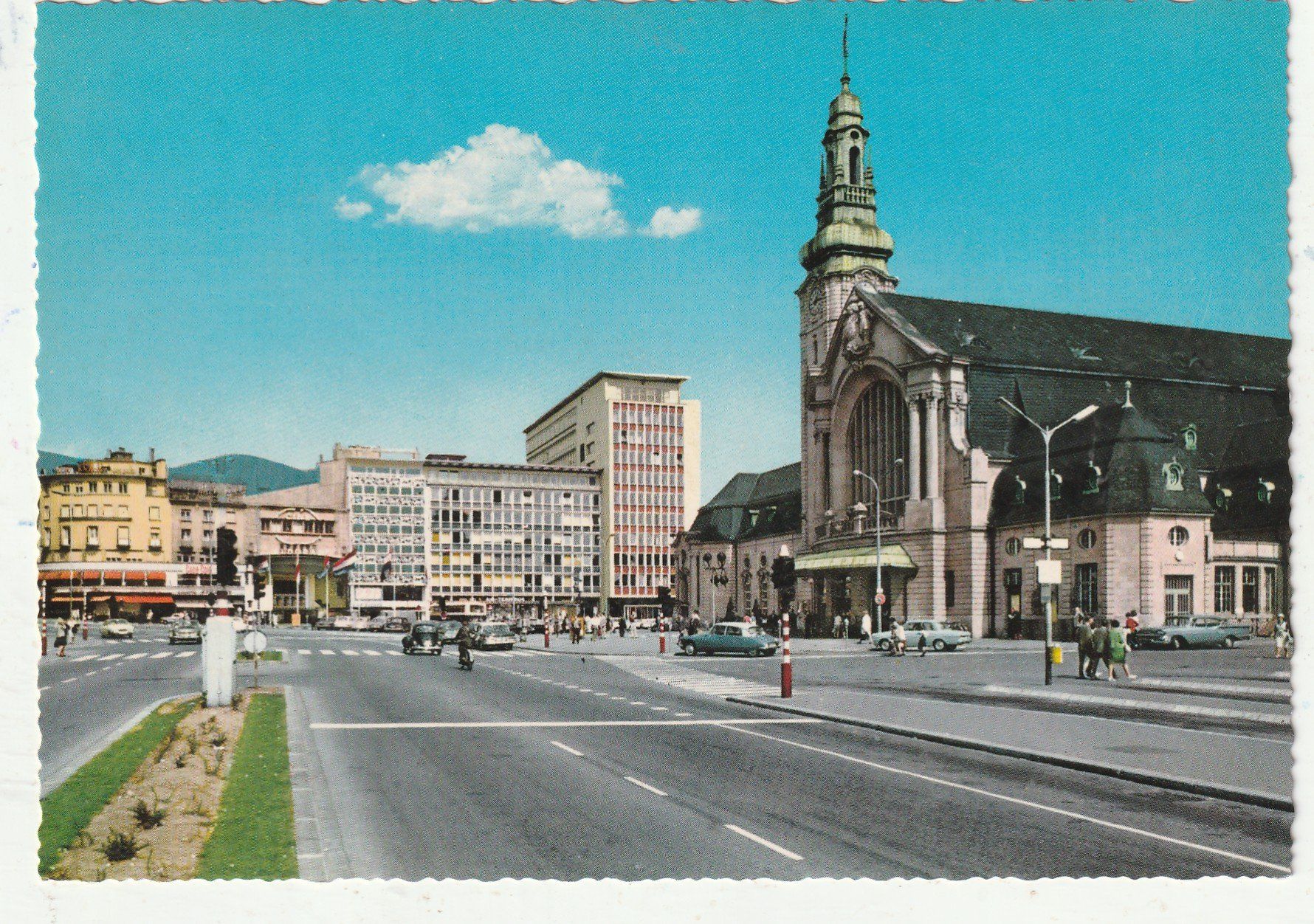 Cartoline postali: Luxenburg Zentral Bahnhof – Usato da Lumbrein venduto da made02