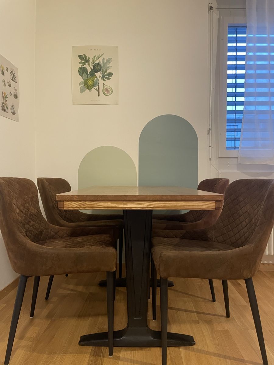 Set di tavolo e panche: Esstisch aus Holz mit 4 Stühlen – Usato da Kriens venduto da anj_d6rj 6