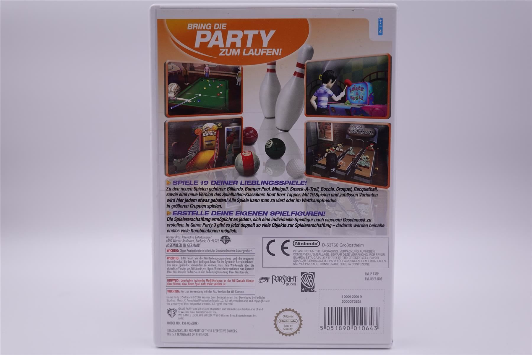 Nintendo Giochi: Game Party 3 (Wii) – Usato da Herisau venduto da ZelliZone 1