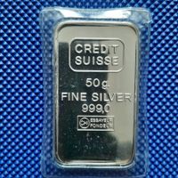 Crédit Suisse 50 grammes argent 999