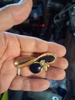 Funkelnde Vintage Damen Brosche.