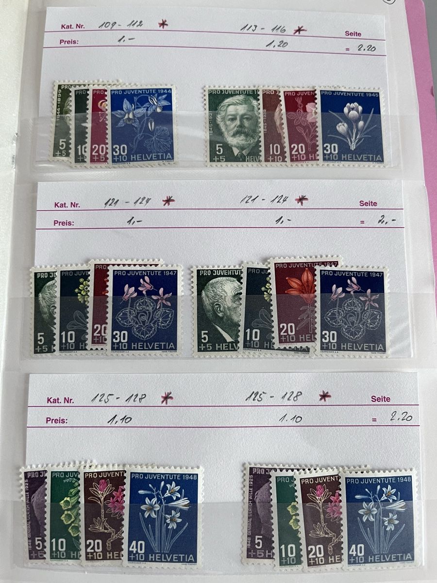 Tutti i francobolli: Briefmarken Auswahlheft Schweiz – Usato da Römerswil LU venduto da manuscha_ 5