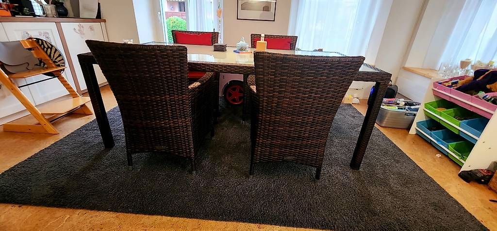 Tavoli: Gartenmöbel Outflexx Original ,Poly-Rattan Tisch – Usato da Fehraltorf venduto da Werkstatt85 1