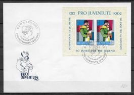 FJ1962 - FDC Bloc Pro Juventute 1962