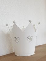Übertopf weiss, romantisch
