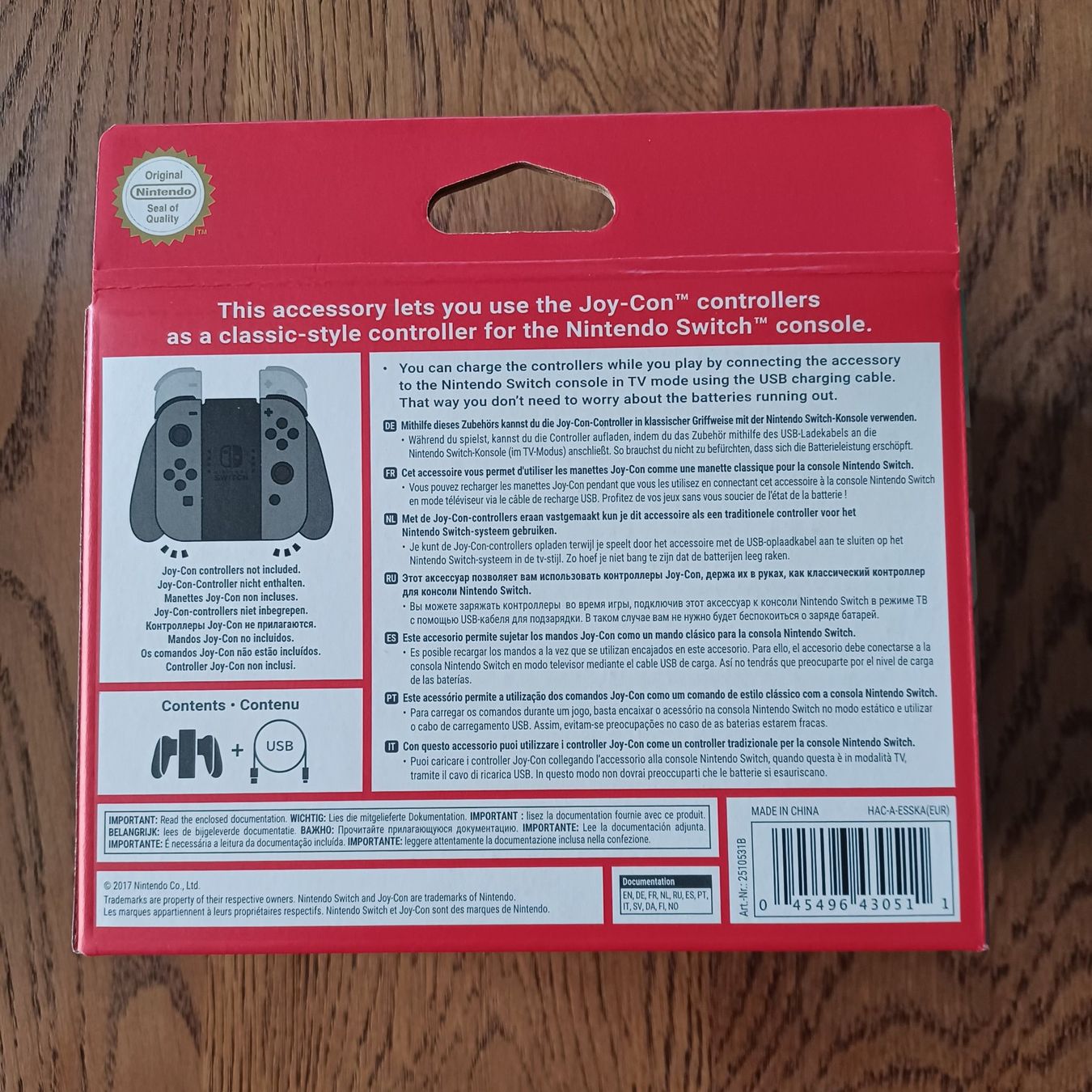 Nintendo Adattatori & Cavi: Nintendo Switch Joy-Con Charging Grip neu – Nuovo e nell'imballaggio originale da Lyss venduto da fludimus 1