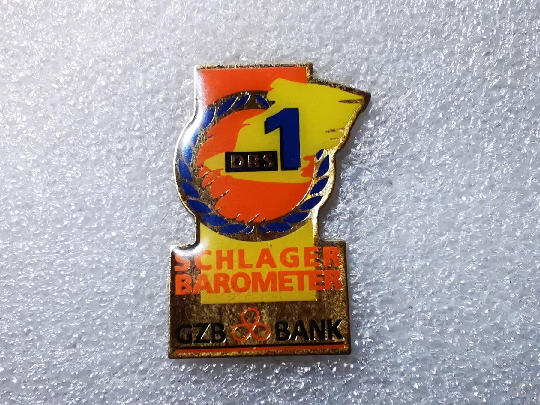 Placchette & Badge: Ansteckpin 52: DRS 1 Schlager Barometer – Usato da Oppligen venduto da Pin-Fall-Shop