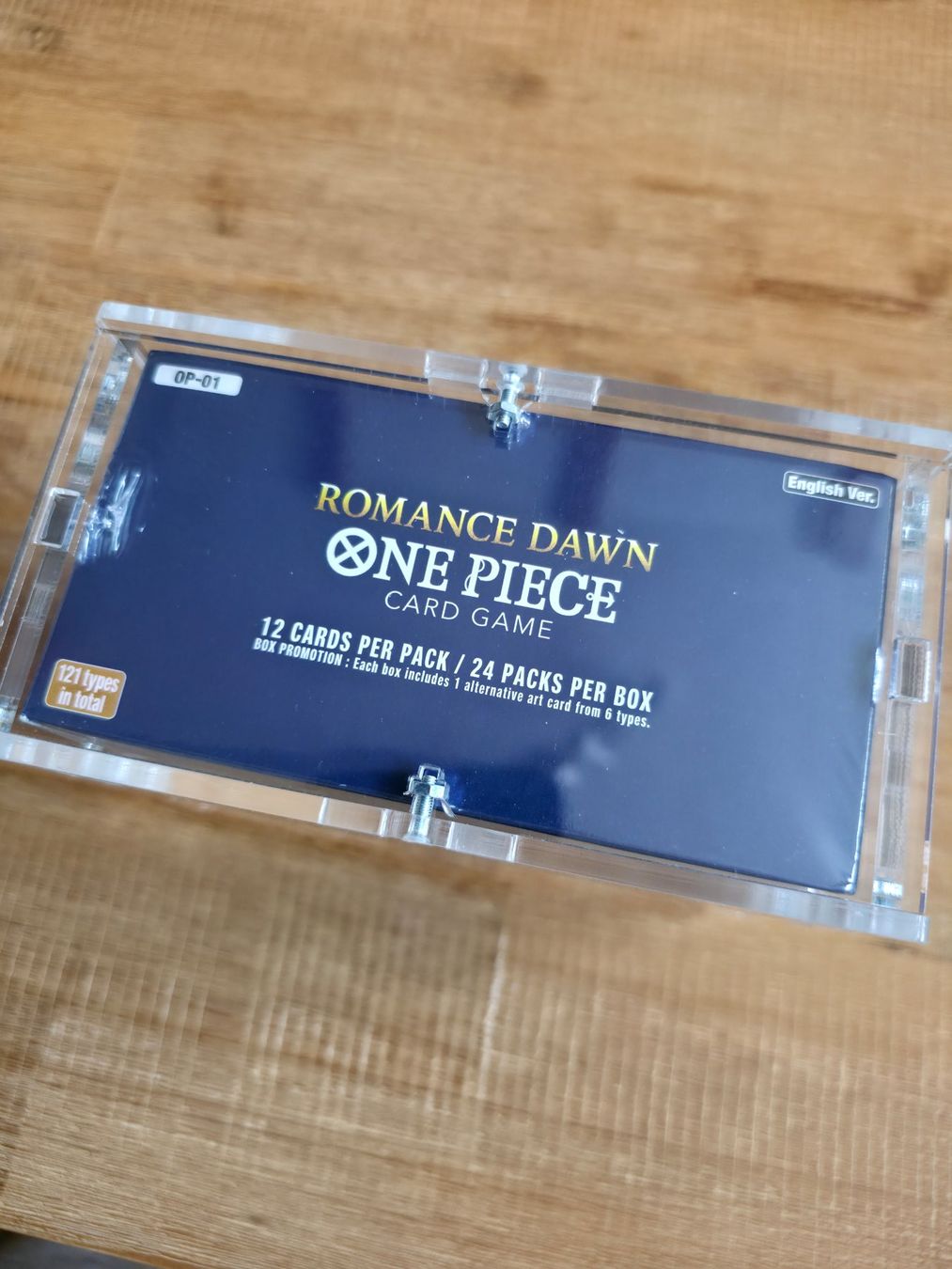Bandai Carte collezionabili: One Piece OP01 Romance Dawn Display Blue Bottom pre errata – Nuovo e nell'imballaggio originale da Turbenthal venduto da 90erShop 5