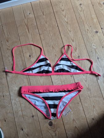 Bikini ICHI gestreift pink Grösse S neu mit Etikett