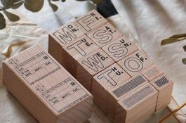 13-teiliges Stempelset "Daily Ticket set B" LCN DesignStudio