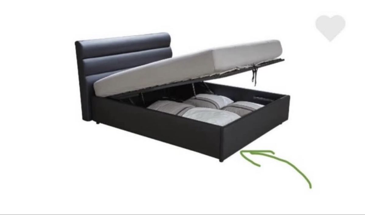 Letti: Lit coffre en cuir synthétique  – Usato da Neuchâtel venduto da yul_rg8p 1