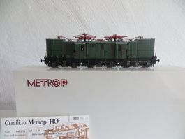 Metrop H0: Elektrolok E 91 der DRG, grün, 212, GS, mit OVP