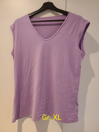 Damen T-Shirts Set 4 Stück V-Ausschnitt Grösse XL neu