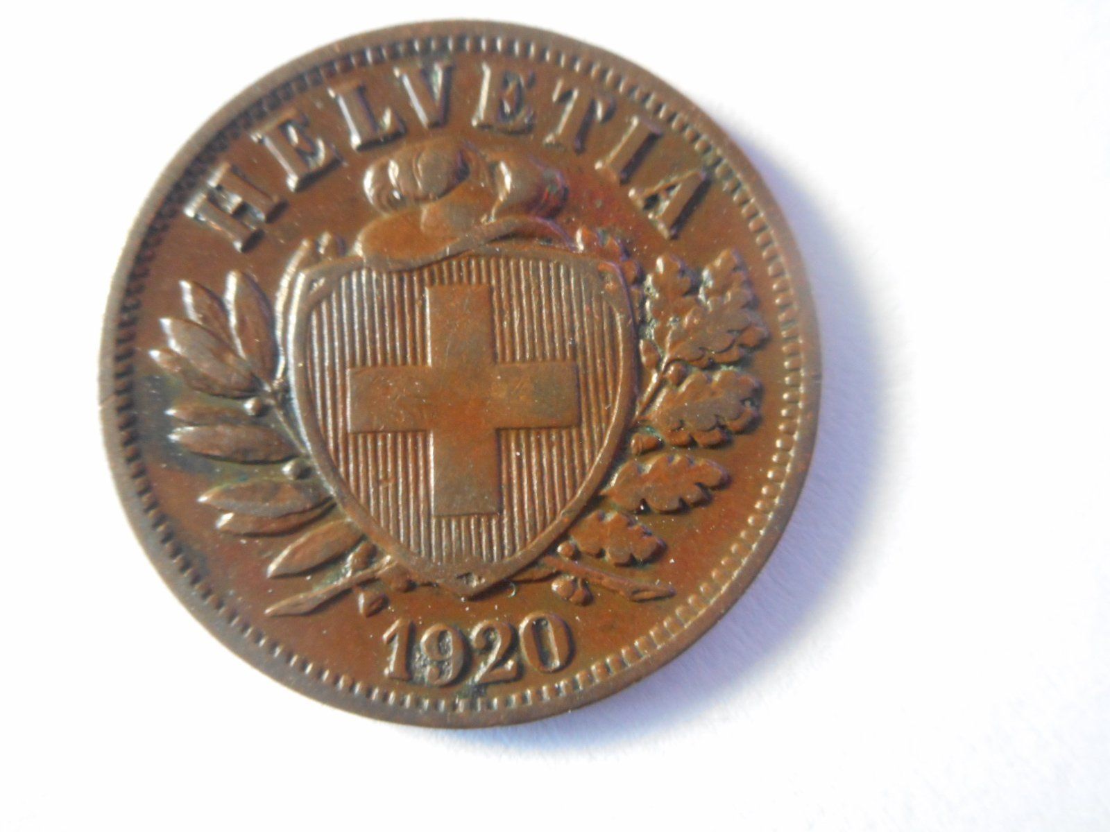 Alle Münzen: 2 Rp.  1920 gute Erhaltung – Neu (gemäss Beschreibung) aus Kriegstetten von pizlad2010
