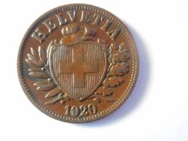 2 Rp.  1920 gute Erhaltung