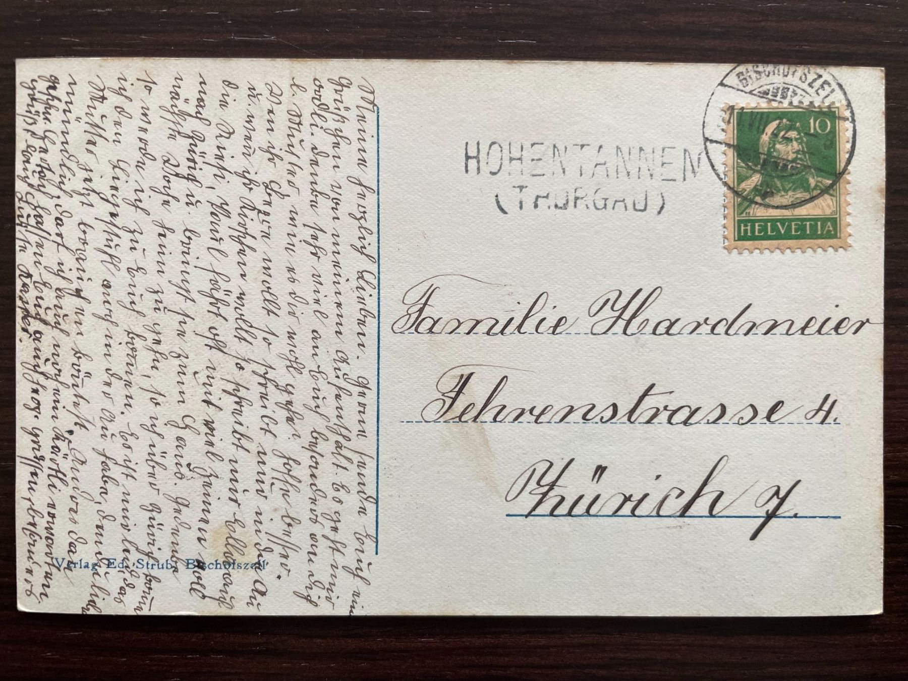 Cartoline postali: BISCHOFSZELL Thurbrücke, 3 Ansichtskarten, HOHENTANNEN – Usato da Wald ZH venduto da TLILEF 6