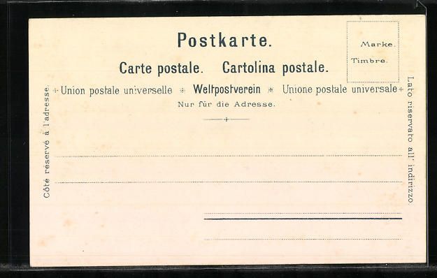 Cartoline postali: Litho Interlaken, Gesamtansicht aus der  – Usato da Berlin venduto da bartko-reher 1