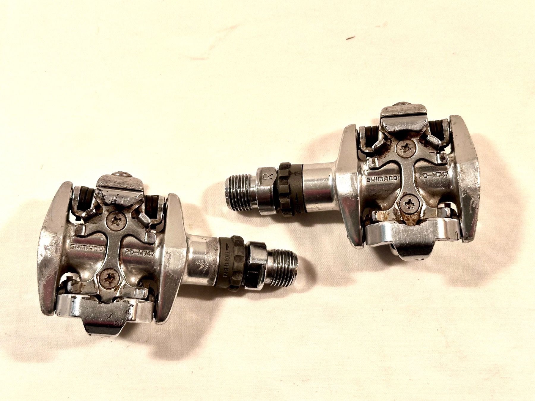 Shimano Pezzi di ricambio: Shimano PD-M747 SPD Pedals Pedalen – Usato da Luzern venduto da bikeandbeltcom 1
