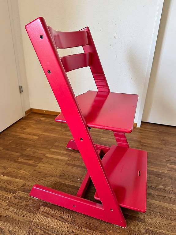 Hochstühle: STOKKE Tripp-Trapp, rot – Gebraucht aus Zürich von verde666 1
