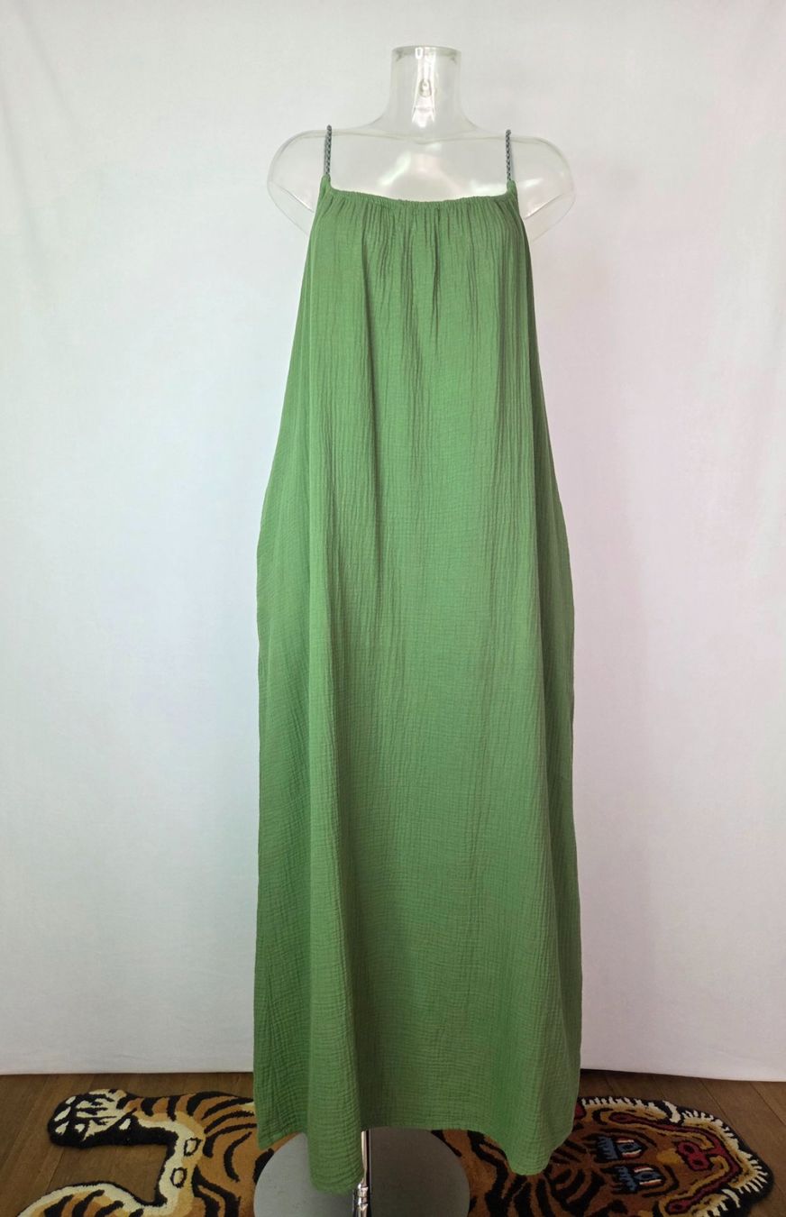 Kleider: Chloé Stora Paris Maxi Kleid Gr. 36 Oversized Baumwolle – Gebraucht aus Bern von -Aniko-