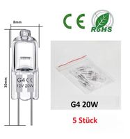 5x Halogen G4 20W 12V Licht Lampe Birne Leuchtmittel