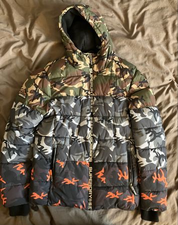 Doudoune Superdry camouflage