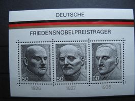 BRD 1975 Nobelpreisträger Block 11 **