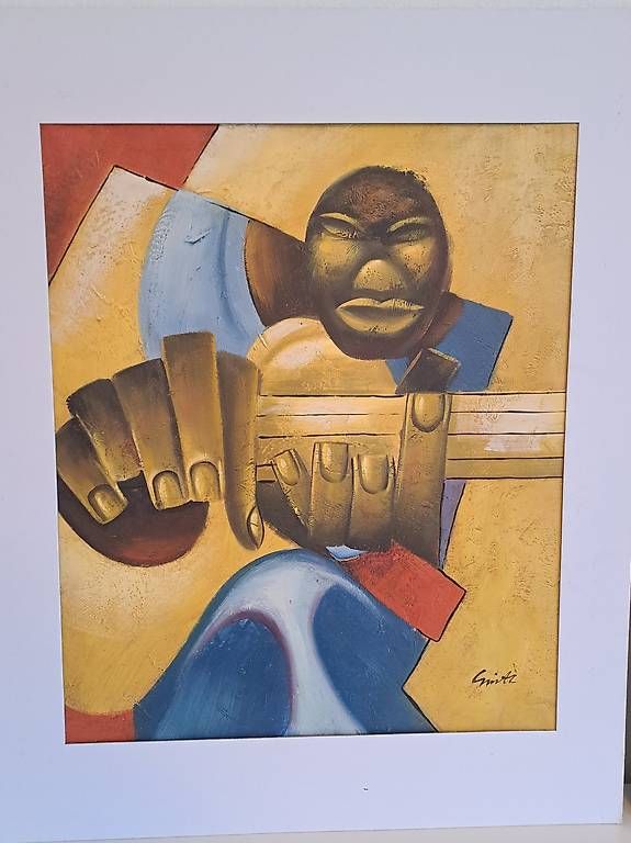 Dipinti: Ölgemälde 'Jazz Muzikanten' 50 x 60 – Usato da Bern venduto da mar_8npr 1