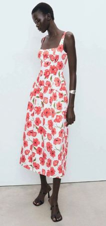 Baumwolle sommer langes Kleid Mango; Neu Preis: 69,95 Fr