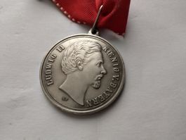 Medaille LUDWIG II KÖNIG VON BAYERN 25.8.1848 - 13.6.1886