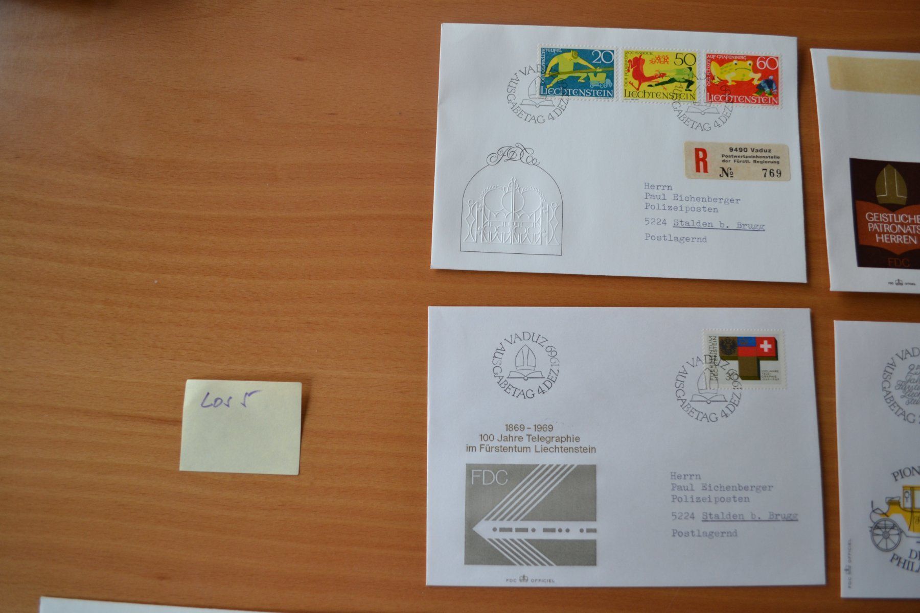 Tutti i francobolli: Brief FDC – Usato da Beinwil am See venduto da kajak55 3