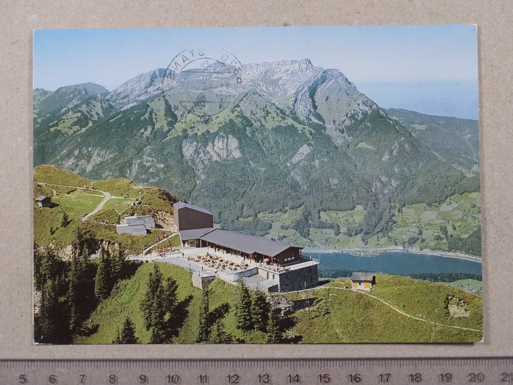 Cartoline postali: Stanserhorn, Stans, 1984 – Usato da Lenzburg venduto da fh1