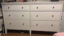 Kommode IKEA Hemnes weiss mit sechs Schubladen gebraucht