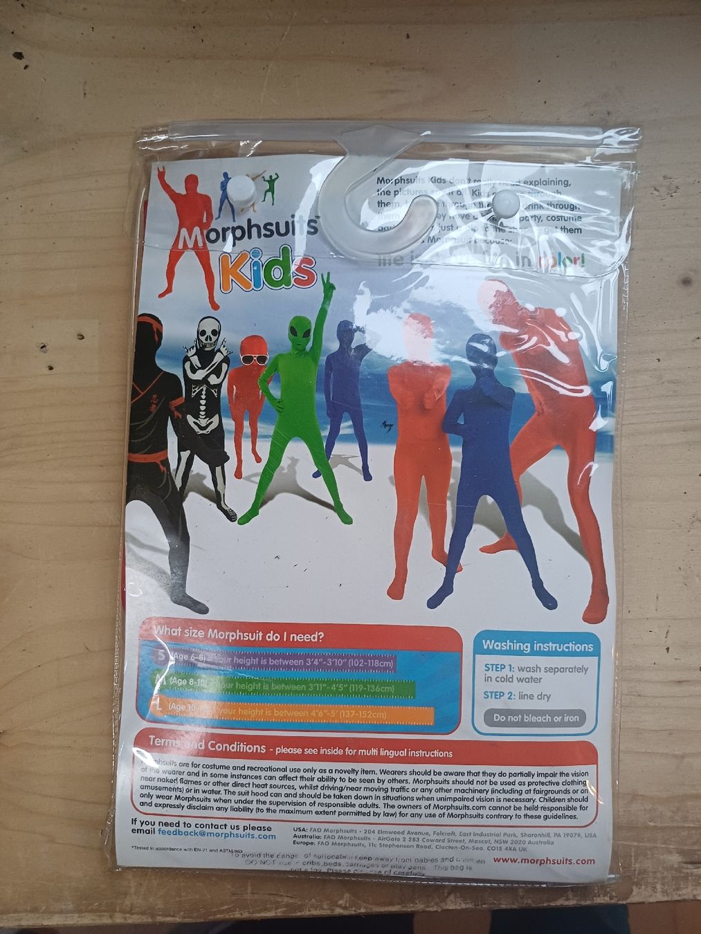 Costumi: Morphsuits Kids Rot – Nuovo e nell'imballaggio originale da Gipf-Oberfrick venduto da LuuserSieche2004 1